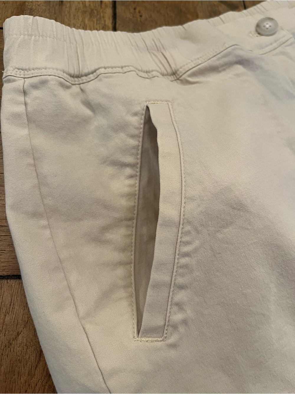 J. Jill Beige Live In Chino Style Cotton Blend Skirt size Medium - Picture 5 of 9
